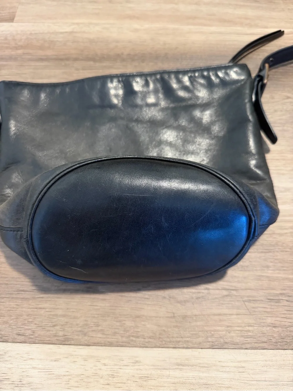 Coach Black Leather Soho small Bucket Bag Shoulder Bag Y2K Vintage